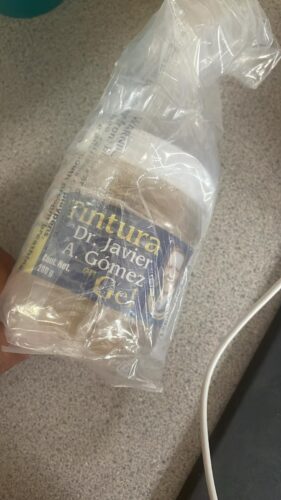 Gel de Tintura del Dr. Javier A. Gómez, frasco photo review